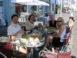 Rich, Holly, Linda and Diane, - Straubing, August 15